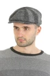 Кепка мужская восьмиклинка серая из Harris Tweed 58 Hook (SC50042) - изображение 1
