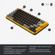 Logitech POP Keys Wireless Mechanical Keyboard Blast Yellow (920-010716) - зображення 2