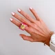 Кольцо для женщины Обране "Juicy Pink" (0127) - изображение 3