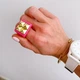Кольцо для женщины Обране "Juicy Pink" (0127) - изображение 4
