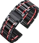 Керамический Ремешок Ceramo для ZEPP E Square / Circular Black Red (28745-44) - изображение 2