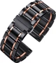 Керамический Ремешок Ceramo для ZEPP E Square / Circular Black Pink (28745-51) - изображение 2