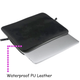 Чехол для ноутбука MOSISO Laptop Premium PU Leather Sleeve 13-14" Black - изображение 2