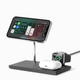 Зарядное устройство Native Union Snap 3in1 Magnetic Wireless Charger Black (SN3IN101) - зображення 2