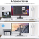 Вертикальная подставка для ноутбука Omoton Laptop Vertical Stand Silver (LD02) - изображение 5