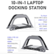Вертикальна станція PULWTOP для MacBook USB-C Docking Station - зображення 6