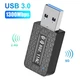 Скоростной сетевой USB WiFi адаптер Addap UWA-04, двухдиапазонный 2.4 ГГц + 5 ГГц беспроводной приемник, 1300 Мбит/с (0127) - изображение 6