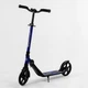 Двухколесный самокат 60х13х100 см Best Scooter Черно-голубой (2000002312154) - изображение 1