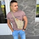 Чоловіча сумка нагрудна Cross Body пісочний колір - зображення 3