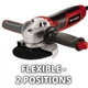 Шліфмашина кутова Einhell TC-AG 125/850 125мм 850Вт 12000об/хв 1.82кг - изображение 3