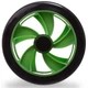 Колесо для пресса двойное ролик для пресса Zelart 1775 Green-Black - изображение 3