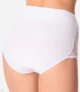 Высокие трусики слип с кружевом Jadea 07 Bianco 54(4XL) Белый - изображение 3