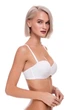 Женский бюстгальтер балконет push-up Sielei 1580 Bianco 75B Белый - изображение 4