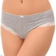 Женские высокие трусы с кружевом Sielei 1269 Grigio 52(3XL) Серый - изображение 5