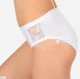 Женские высокие трусики слип Jadea 533 Bianco 48(XL) Белый - изображение 4
