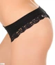 Жіночі трусики стрінги з гіпюром Jadea 519 Nero 46(L) Чорний - зображення 3