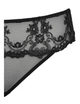 Женские полупрозрачные трусы слип Sielei 1945 Nero 48(XL) Черный - изображение 3