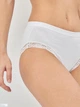 Жіночі високі трусики сліп Jadea 532 Bianco 50(XXL) Білий - зображення 4