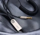 Проигрыватель AUX-stereo (HiFi-sound) Bluetooth Аудио Адаптер Baseus Elegance Silver громкая связь Hands Free c микрофоном - изображение 2