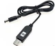 USB-кабель для підвищення напруги на 9 В DC постійного струму для роутера / світильника від повербанка (705959243) Чорний - зображення 1