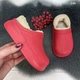 Галоші без задника сабо дитячі Dago Style червоні на хутрі 27/28 р (17 см) 1795 - зображення 6