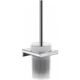 Ершик для унитаза настенный HANSGROHE ADDSTORIS прямоугольный стеклянный хром 41752000 - изображение 1