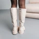 Чоботи жіночі Fashion Whitney 3839 41 розмір 26 см Молочний - зображення 5