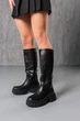 Сапоги женские Fashion Alvira 3867 40 размер 25,5 см Черный - изображение 10