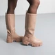 Сапоги женские Fashion Alvira 3799 40 размер 25,5 см Бежевый - изображение 4