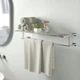 Держатель для полотенец с полкой GROHE Essentials Cube 40512001 600мм прямоугольный металлический хром - изображение 4