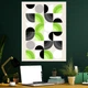 Картина Холстович Labyrinth Puzzle Green 30x40 см. Картина абстракція зелений лабіринт для кабінету психолога, офісу, вітальні, спальні, кухні, інтер'єру - зображення 3