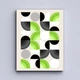 Картина Холстович Labyrinth Puzzle Green 30x40 см. Картина абстракція зелений лабіринт для кабінету психолога, офісу, вітальні, спальні, кухні, інтер'єру - зображення 5