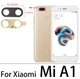 Стекло камеры для Xiaomi Mi A1 | MiA1 | Mi 5X | Mi5X | MDG2 | MDI2 | MDE2 (F-D2) (7x16мм), черное, High Copy - изображение 1