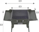Складаний барбекю гриль портативний гриль з 2ма гратами XPRO BBQ Grill 1068G 62 × 30 × 35 см. - зображення 2