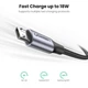 Кабель зарядний Ugreen US290 Micro USB 18W Fast Charging Cable 5V 2.4A 0.25 M Black (60144) - зображення 2