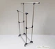 Двойная усиленная стойка для одежды Double Pole SVK166 74×43×92/166 см на колесиках - изображение 2