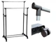 Вешалка стойка для одежды и обуви Double Bar Rack Hight Ajustable до 30 кг - изображение 3