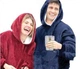 Мягкая толстовка плед с капюшоном Huggle Hoodie - изображение 4
