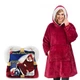 Мягкая толстовка плед с капюшоном Huggle Hoodie - изображение 5