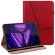 Захисний чохол Deexe Business Cover для Lenovo Tab M10 Plus (Gen 3) TB125/128 / Xiaoxin Pad 2022 - Red - зображення 1