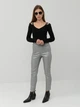 Брюки H&M 38 серебристый 2233520 - изображение 1