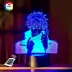 3D нічник "Годжо Сатору 3" (ЗБІЛЬШЕНИЙ ЗОБРАЖЕННЯ) подарункова упаковка + 16 кольорів + пульт ДК + мережевий адаптер + батарейки (3ААА) 3DTOYSLAMP - зображення 1