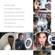 Комплект блогера RZTK Ring Light Black (кільцева led лампа 26 см / 10 Вт / штатив) - зображення 8