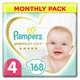 Підгузки Pampers Premium Care Розмір 4 Heart Quilts 168 штук Maxi 9-14 кг М'які - зображення 2