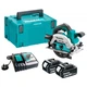 Акумуляторна дискова пилка Makita DHS660RTJ + 2 акб 18 V 5 Ah + з/в + MakPac - зображення 1
