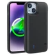Чехол повербанк iBattery для iPhone 14 Plus 5000 mAh black - изображение 2