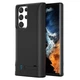 Чехол аккумулятор iBattery для Samsung S22 Ultra black 5000 mAh - изображение 2