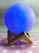 Светильник ночник Луна 3 D Moon Light RGB аккумуляторный 14 см с пультом Цветной - изображение 7