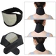 Шейный бандаж с турмалином Self heating neck guard band Черный - изображение 3