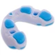 Капа боксерская односторонняя взрослая Zelart Heroe 0062 White-Blue - изображение 2